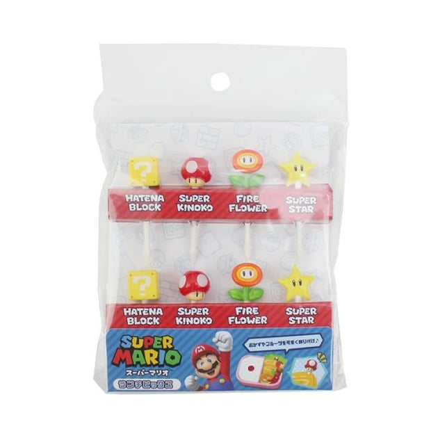 821224 Super Mario Lunch Box Party Food Picks 8pcs Set