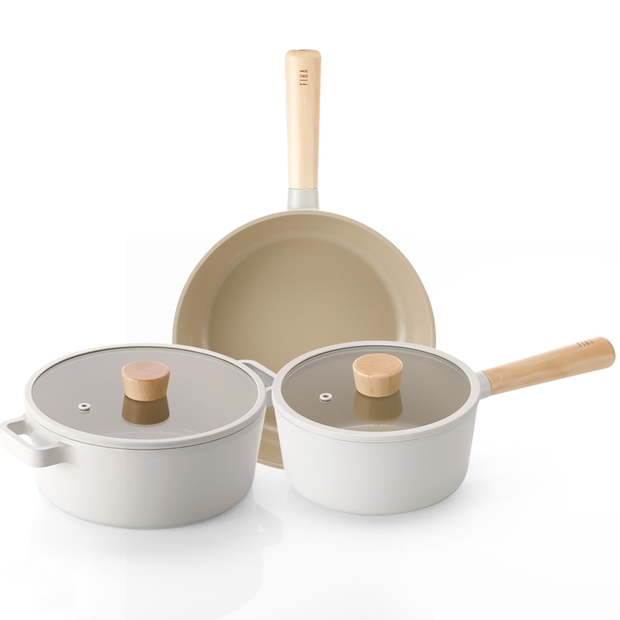 Fika Home Kitchen Essential Pot and Pan Set of 5