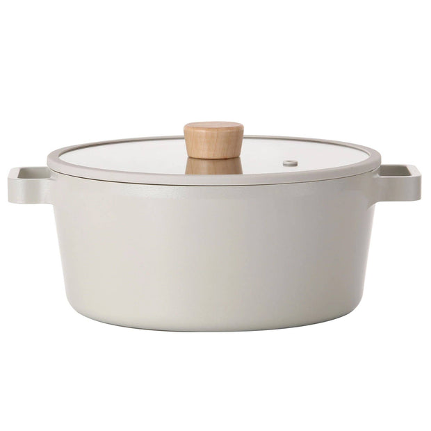 FIKA 4QT Stock Pot with Glass Lid ( 9.4")