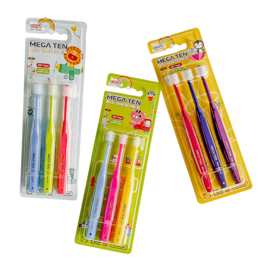 MEGA TEN 360° Toothbrushes – Yo! Baby Shop