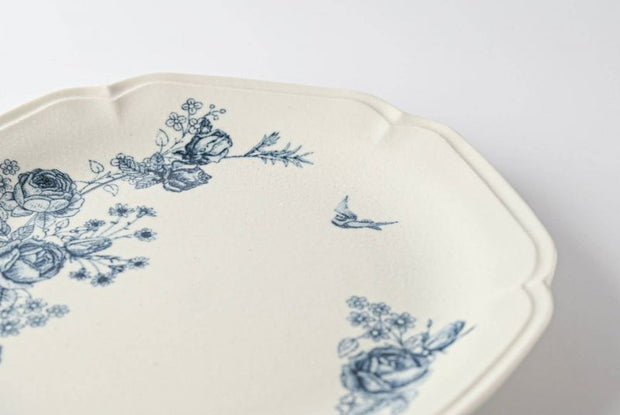 Mino Ware Vintage Rose Serving Plate