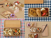 Natural Wooden Hollow Lunch Bento Box