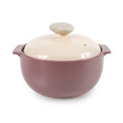 Kiesel Ceramic Casserole Clay Pot - 1.5QT, Lilac