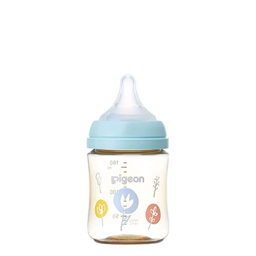 PIGEON SoftTouch Wide-Mouth Baby Feeding Bottle, PPSU 寬口母乳實感PPSU奶瓶 (4 Options)