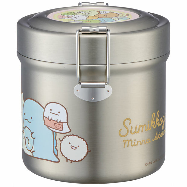 SKATER Cafe Bowl Stainless Steel Vacuum Insulation Food Jar 600 ml - Sumikko Gurashi