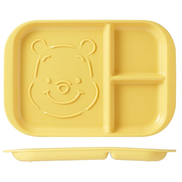 SKATER Pooh Divided Toast Plate