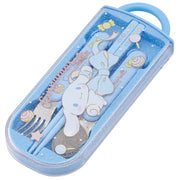 Skater Stainless Steel Portable Cutlery Trio Set - Cinnamoroll