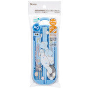 Skater Stainless Steel Portable Cutlery Trio Set - Cinnamoroll