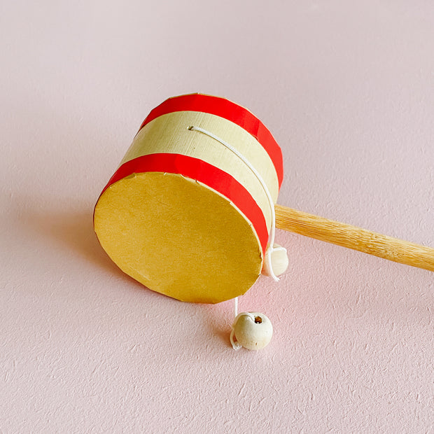 Retro Childhood Play - DIY Wooden Tambourine