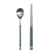 Kara Satin Spoon & Chopsticks Set