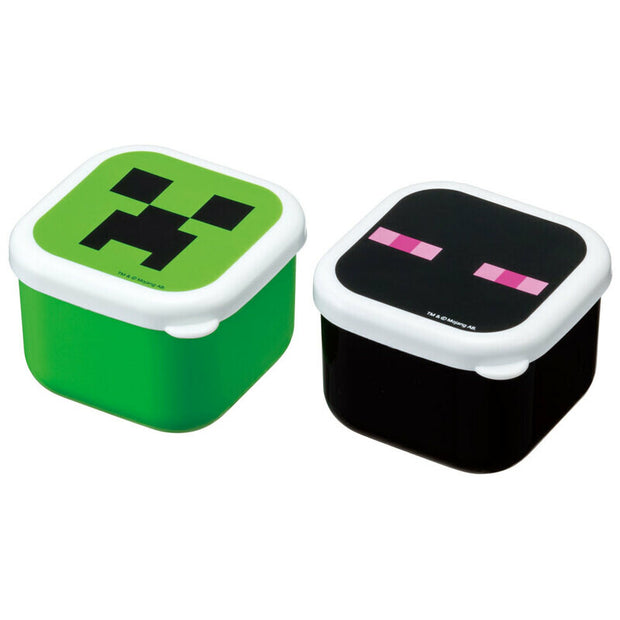 Anibacterial Divider Containers for Lunch Box - Minecraft