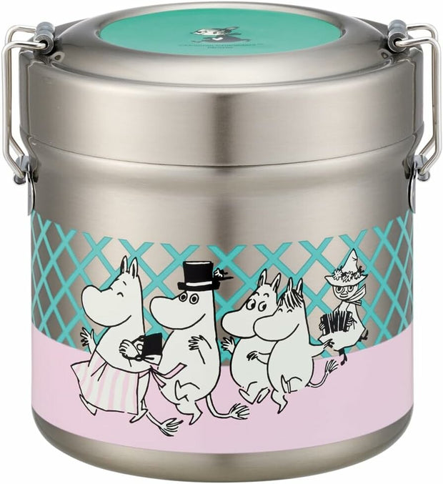 SKATER Cafe Bowl Stainless Steel Vacuum Insulation Food Jar - Moomin