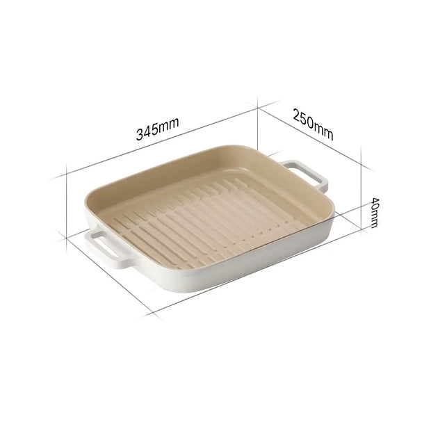 FIKA Rectangular Nonstick Grill Pan (11")