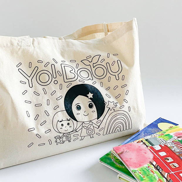 Yo! Baby Coloring Shopping Tote 優寶貝塗鴉環保購物袋