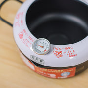 Tempura Deep Fryer Pot with Built-in Thermometer (IH Supported) 吉川天婦羅迷你溫控省油防濺油炸鍋